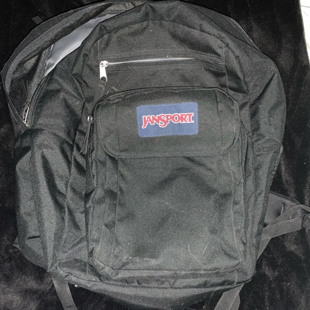 black jansport big backpack